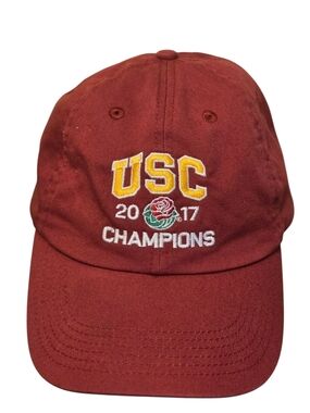 USC Trojans Football 2017 Rose Bowl Champions Cap Adjustable Team Trojan NCAA